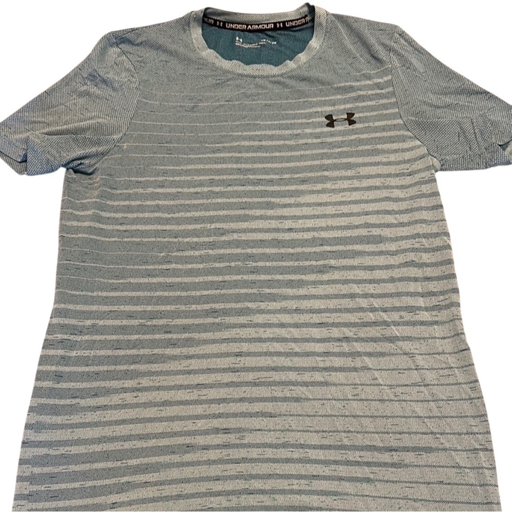 Under Armour Men's Blue T-Shirt; small, athletic
